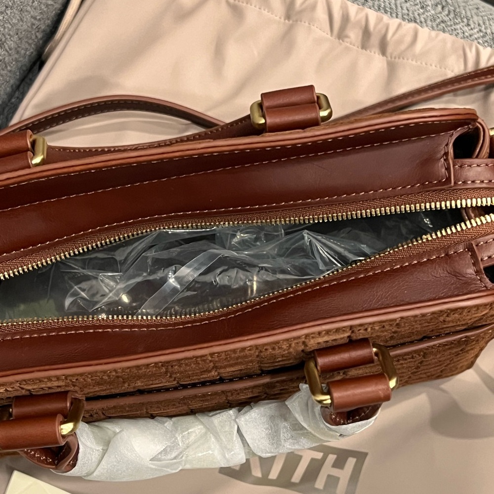 Kith Monogram Suede Mini Document Bag With Long A… - image 6